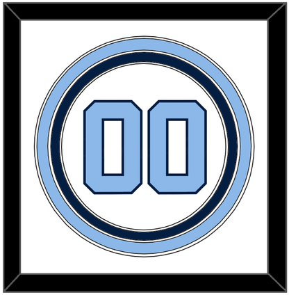 North Carolina Baseball Number - Home White (2014) - Premier Tier 1