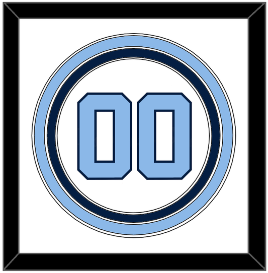 North Carolina Baseball Number - Home White (1999-2000) - Premier Tier 1