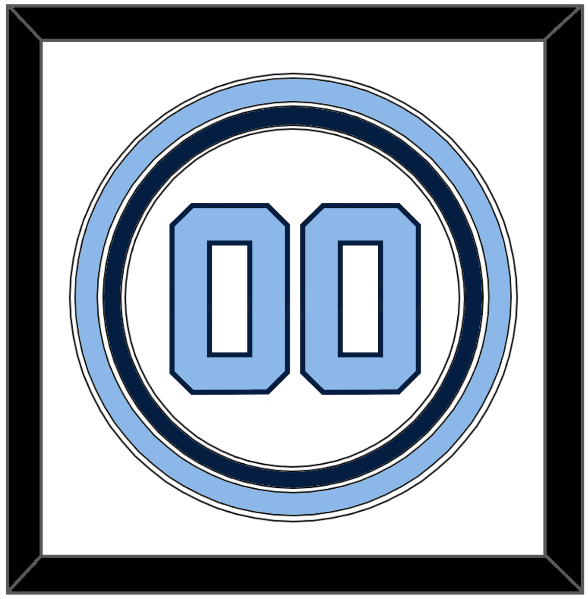 North Carolina Full-Size Number