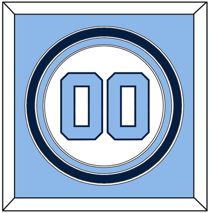 North Carolina Baseball Number - Home White (2014) - Premier Tier 2