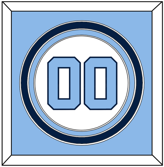 North Carolina Baseball Number - Home White (2014) - Premier Tier 2