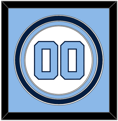North Carolina Baseball Number - Home White (2014) - Premier Tier 2