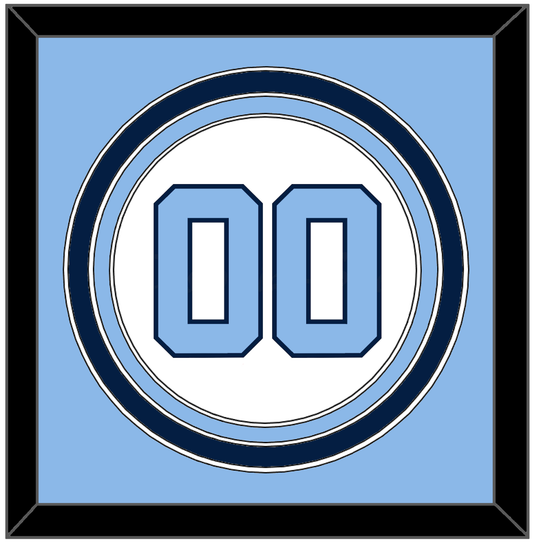 North Carolina Baseball Number - Home White (2014) - Premier Tier 2
