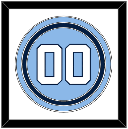 North Carolina Baseball Number - Road Light Blue (2013-2014) - Premier Tier 1