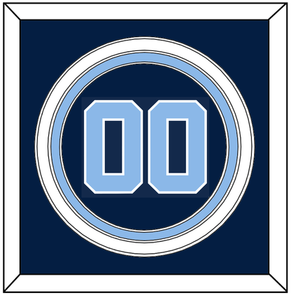 North Carolina Baseball Number - Alternate Navy Blue (2013-2014) - Premier Tier 2