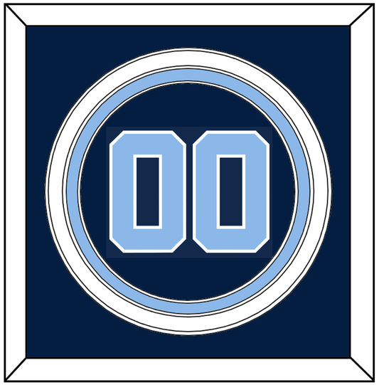 North Carolina Baseball Number - Alternate Navy Blue (2013-2014) - Premier Tier 2