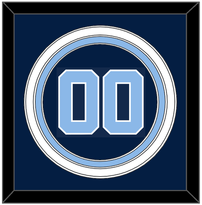 North Carolina Baseball Number - Alternate Navy Blue (2013-2014) - Premier Tier 2