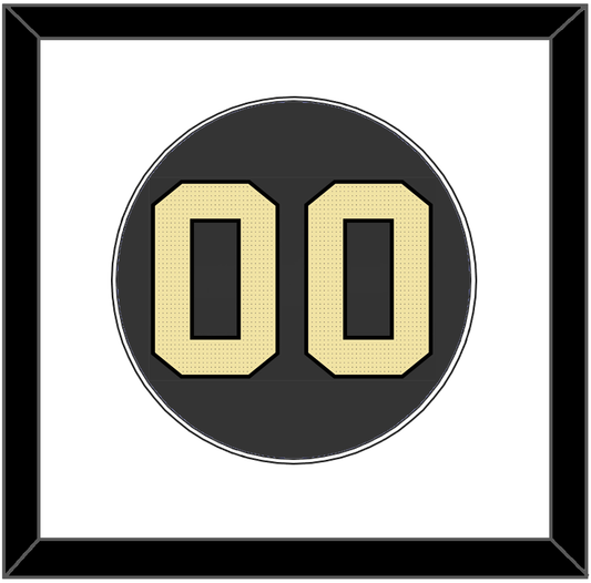 Vanderbilt Baseball Number - Road Black (2019-2020) - Essential Tier 1