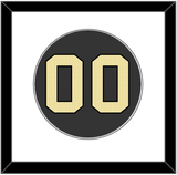 Vanderbilt Baseball Number - Road Black (2019-2020) - Single Mat 1