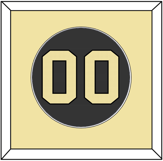 Vanderbilt Baseball Number - Road Black (2019-2020) - Essential Tier 2