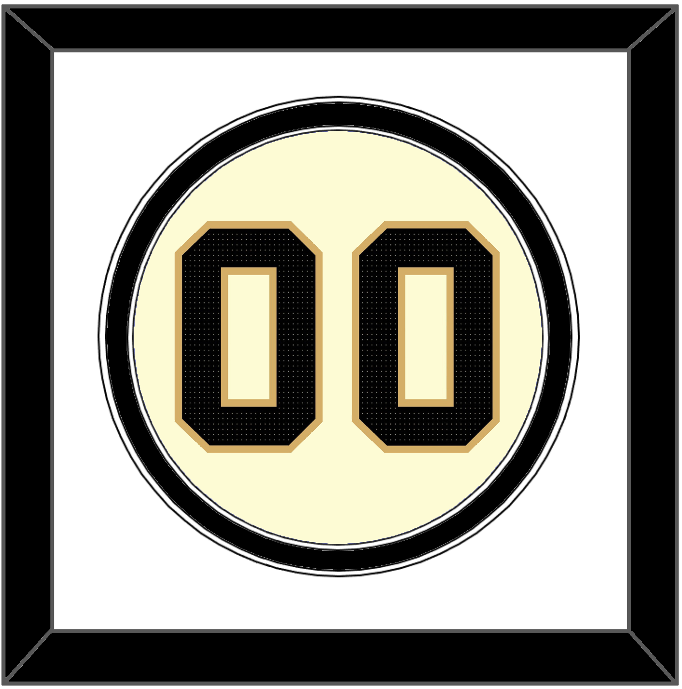 Vanderbilt Baseball Number - Home Cream (2019-2023) - Signature Tier 1