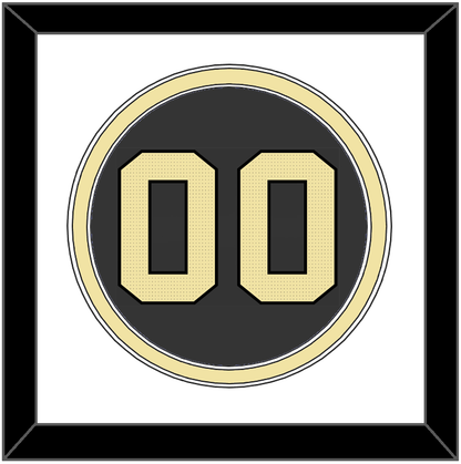 Vanderbilt Baseball Number - Road Black (2019-2020) - Signature Tier 1