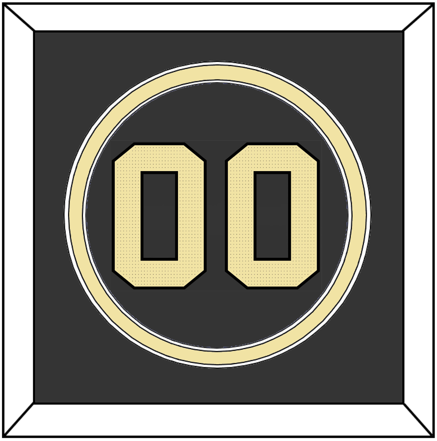Vanderbilt Baseball Number - Road Black (2019-2020) - Signature Tier 2