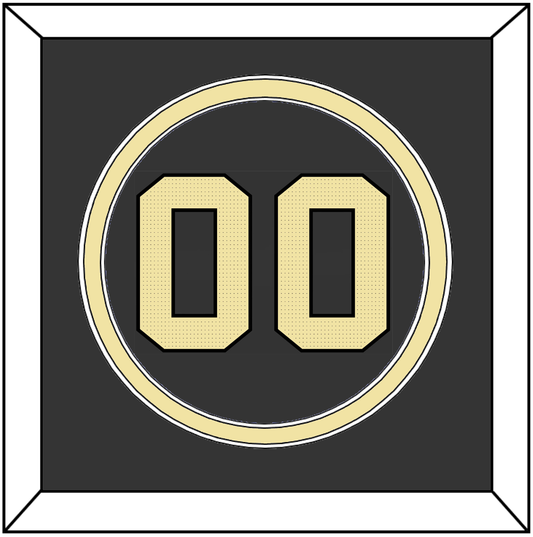 Vanderbilt Baseball Number - Road Black (2019-2020) - Signature Tier 2