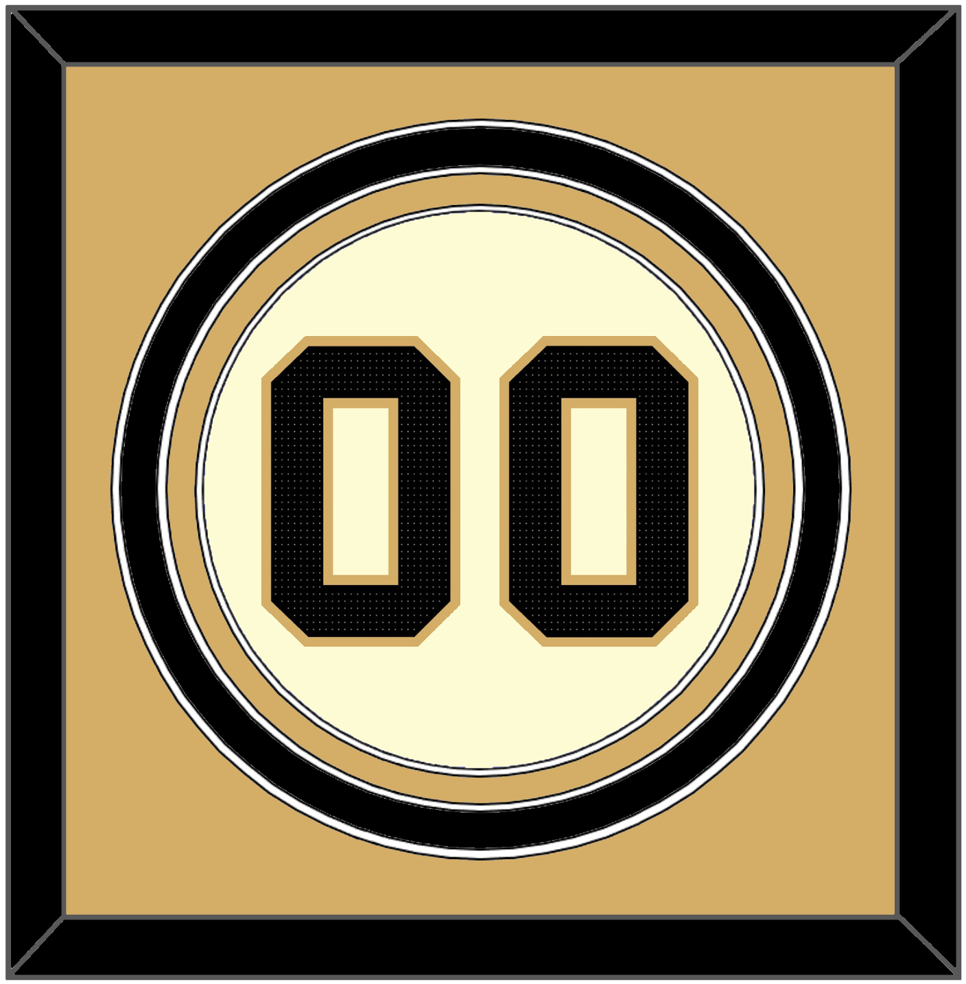 Vanderbilt Baseball Number - Home Cream (2019-2023) - Premier Tier 3