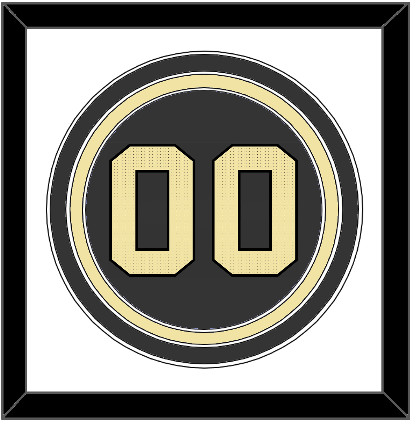 Vanderbilt Baseball Number - Road Black (2019-2020) - Premier Tier 1
