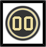 Vanderbilt Baseball Number - Road Black (2019-2020) - Triple Mat 1