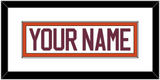 Virginia Tech Hockey Nameplate - Home White - Single Mat 1