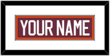 Virginia Tech Hockey Nameplate - Road Maroon - Single Mat 1