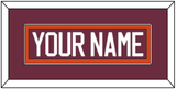 Virginia Tech Hockey Nameplate - Road Maroon - Single Mat 2