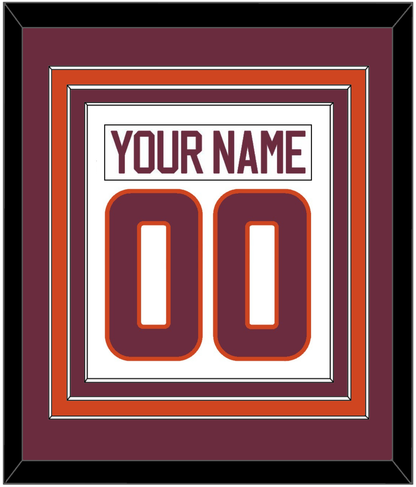 Virginia Tech Name & Full-Size Number - Combined