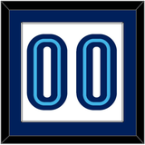 Villanova Basketball Number - Home White (2005-2007) - Single Mat 1