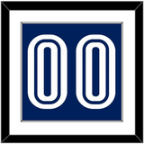 Villanova Basketball Number - Road Blue (2005-2007) - Single Mat 1