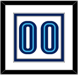 Villanova Basketball Number - Home White (2005-2007) - Double Mat 1