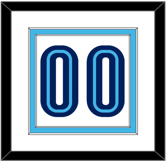 Villanova Basketball Number - Home White (2005-2007) - Signature Tier 2