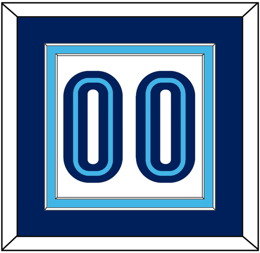 Villanova Basketball Number - Home White (2005-2007) - Signature Tier 3
