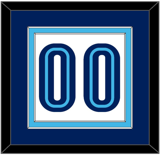 Villanova Basketball Number - Home White (2005-2007) - Signature Tier 3