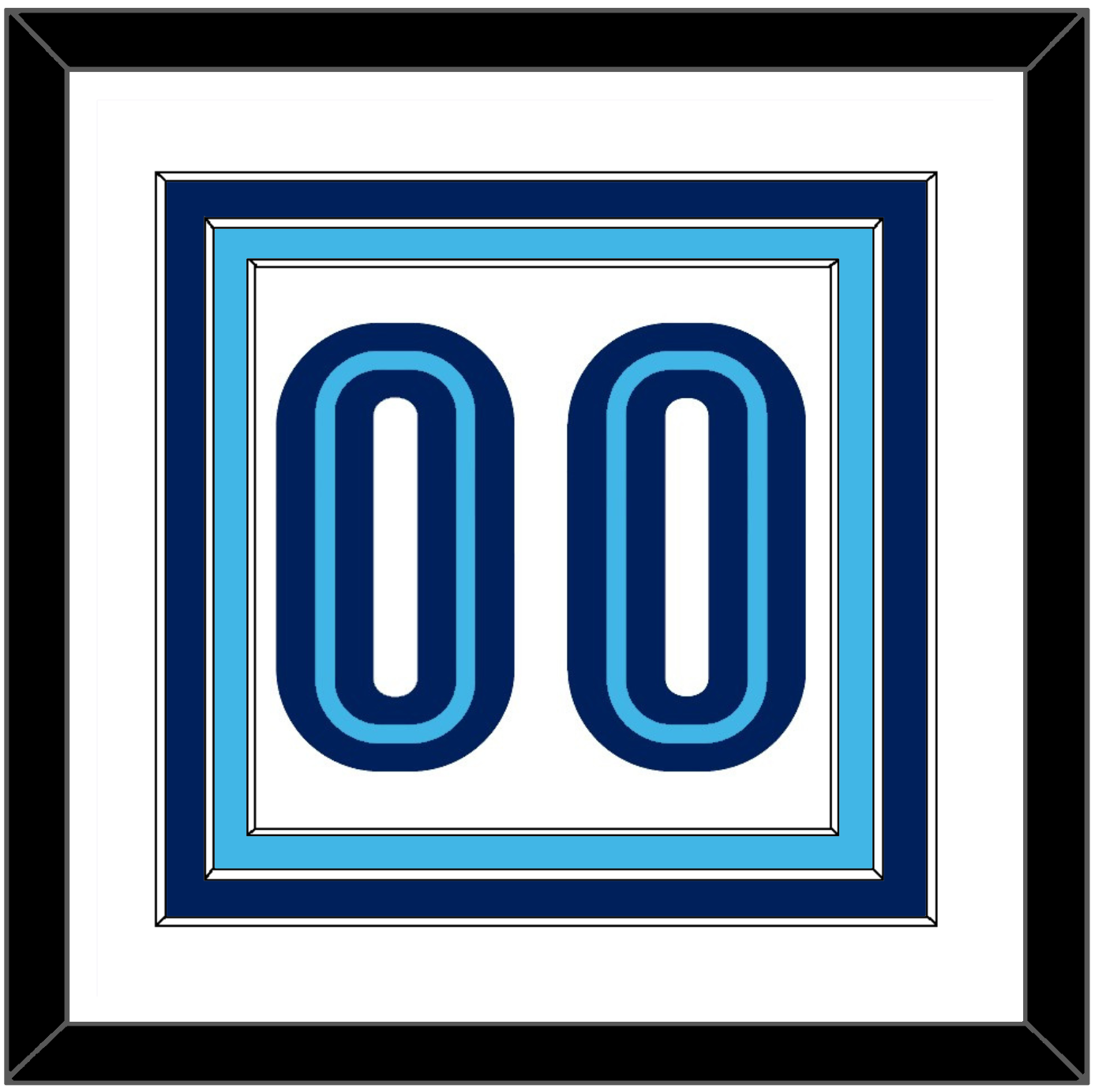 Villanova Basketball Number - Home White (2005-2007) - Premier Tier 1