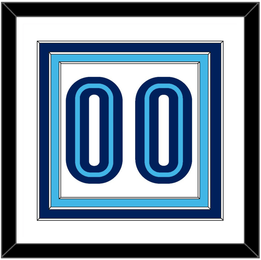 Villanova Basketball Number - Home White (2005-2007) - Premier Tier 1