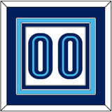 Villanova Basketball Number - Home White (2005-2007) - Triple Mat 2