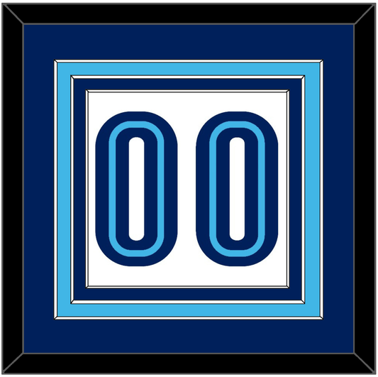 Villanova Basketball Number - Home White (2005-2007) - Premier Tier 2