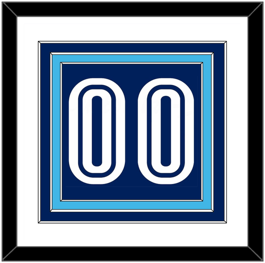 Villanova Basketball Number - Road Blue (2005-2007) - Premier Tier 1