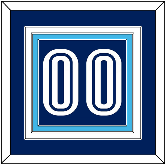 Villanova Basketball Number - Road Blue (2005-2007) - Premier Tier 2