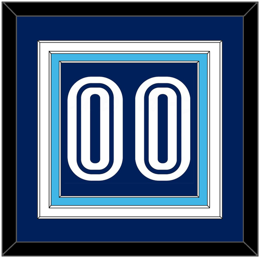 Villanova Basketball Number - Road Blue (2005-2007) - Premier Tier 2