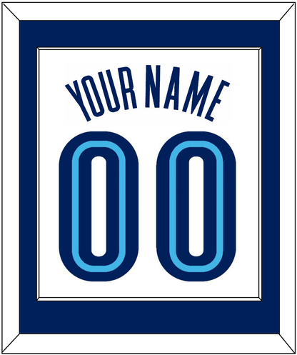 Villanova Basketball Name & Number - Home White (2005-2007) - Essential Tier 1