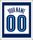 Villanova Basketball Name & Number - Home White (2005-2007) - Single Mat 1