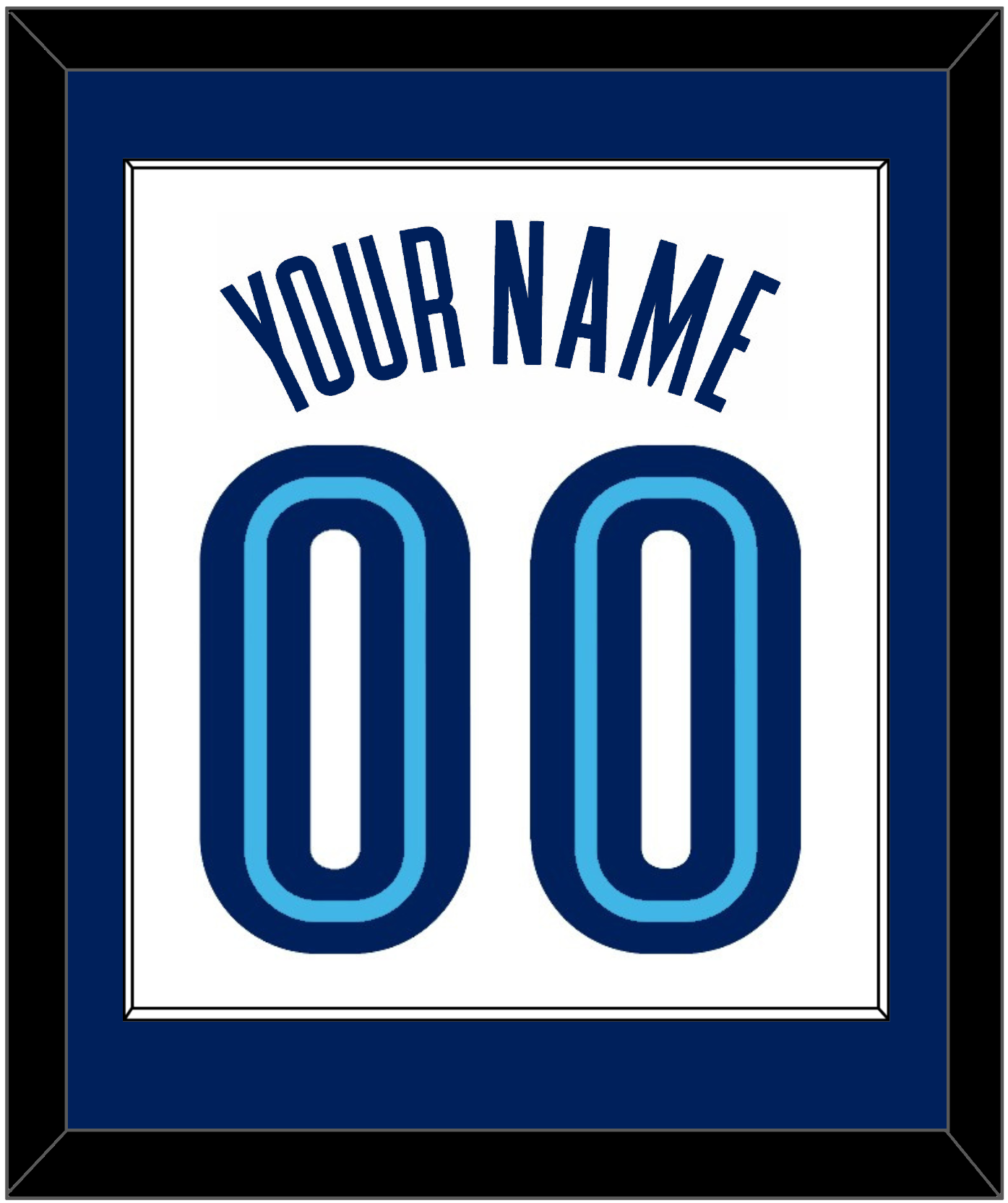 Villanova Basketball Name & Number - Home White (2005-2007) - Essential Tier 1