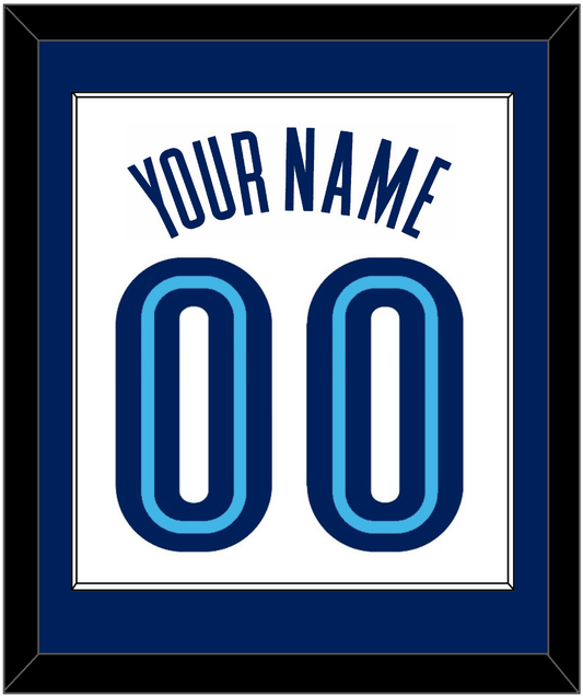 Villanova Basketball Name & Number - Home White (2005-2007) - Essential Tier 1