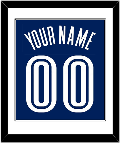 Villanova Basketball Name & Number - Road Blue (2005-2007) - Essential Tier 1