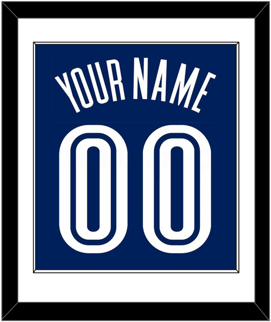 Villanova Basketball Name & Number - Road Blue (2005-2007) - Essential Tier 1
