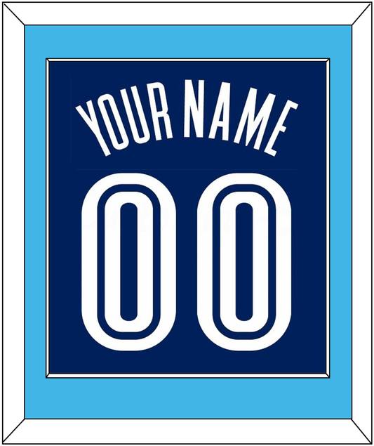 Villanova Basketball Name & Number - Road Blue (2005-2007) - Essential Tier 2
