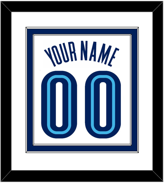 Villanova Basketball Name & Number - Home White (2005-2007) - Signature Tier 1