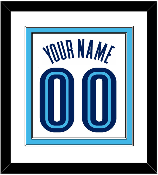 Villanova Basketball Name & Number - Home White (2005-2007) - Signature Tier 2
