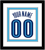 Villanova Basketball Name & Number - Home White (2005-2007) - Double Mat 2