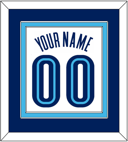 Villanova Basketball Name & Number - Home White (2005-2007) - Signature Tier 3