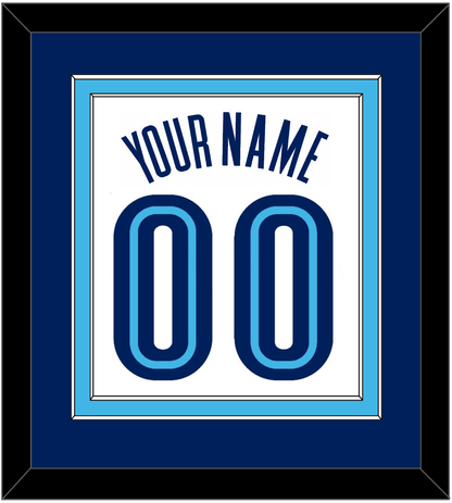 Villanova Basketball Name & Number - Home White (2005-2007) - Signature Tier 3